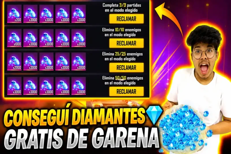 Cómo conseguir diamantes gratis en Free Fire en 2026: métodos reales y seguros