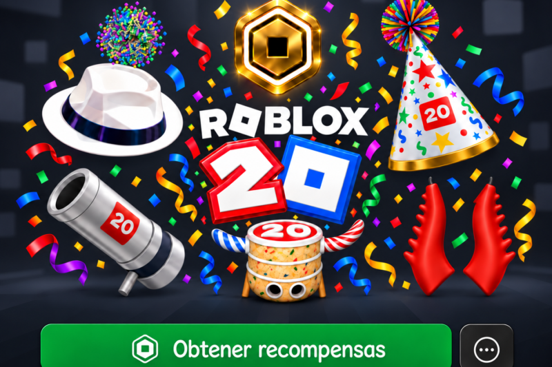 Aniversario 20 de Roblox: cómo funcionó el evento y sus recompensas